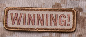 CLEARANCE - Winning! Morale Patch - Mil-Spec Monkey