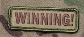 CLEARANCE - Winning! Morale Patch - Mil-Spec Monkey