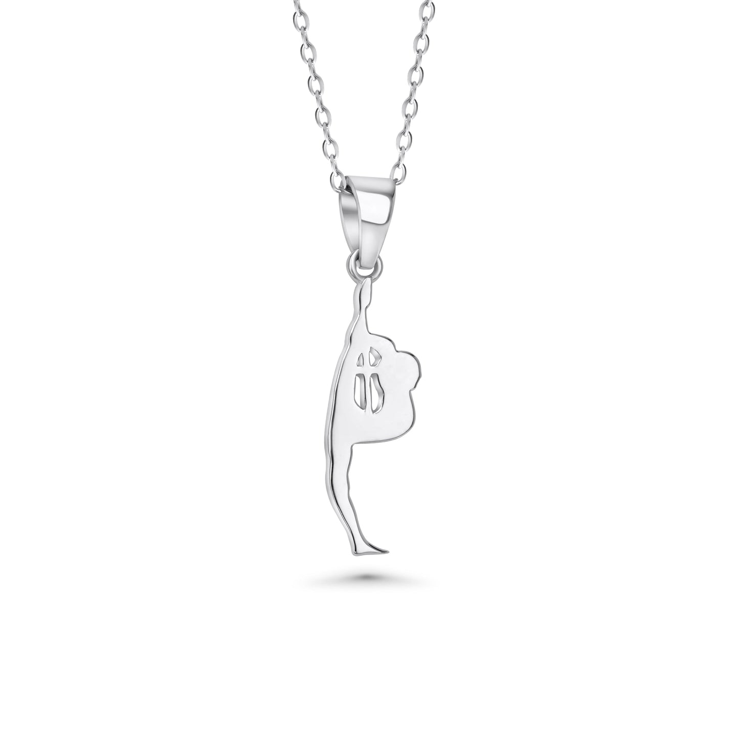 Cheerleader Scorpion Stunt Necklace With Cross