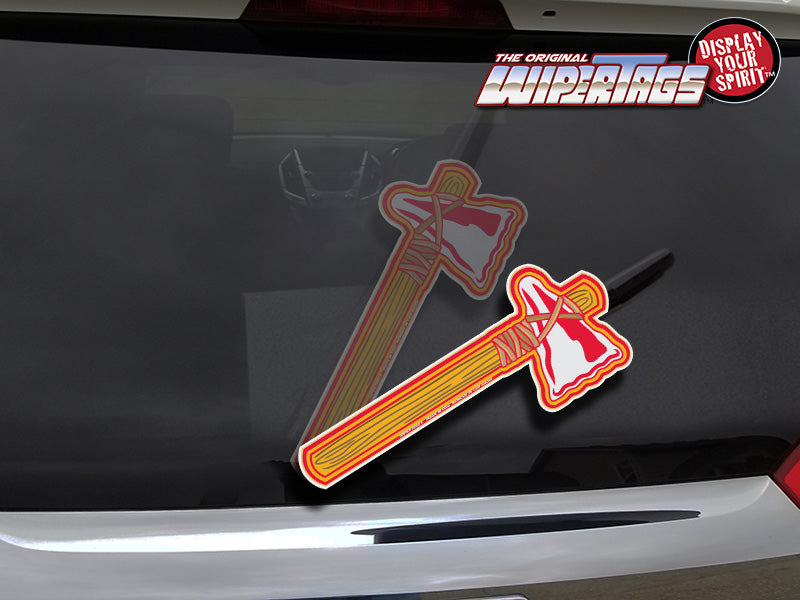 Tomahawk Hatchet Red & Gold WiperTags