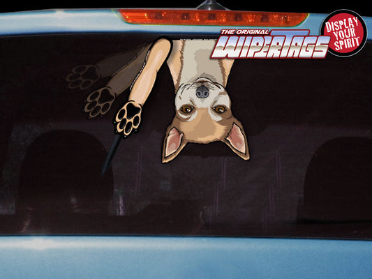 Bella the Chihuahua Waving WiperTags