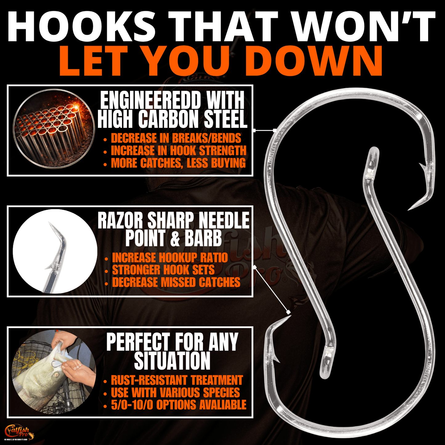 Double Offset Circle Hooks 10/0