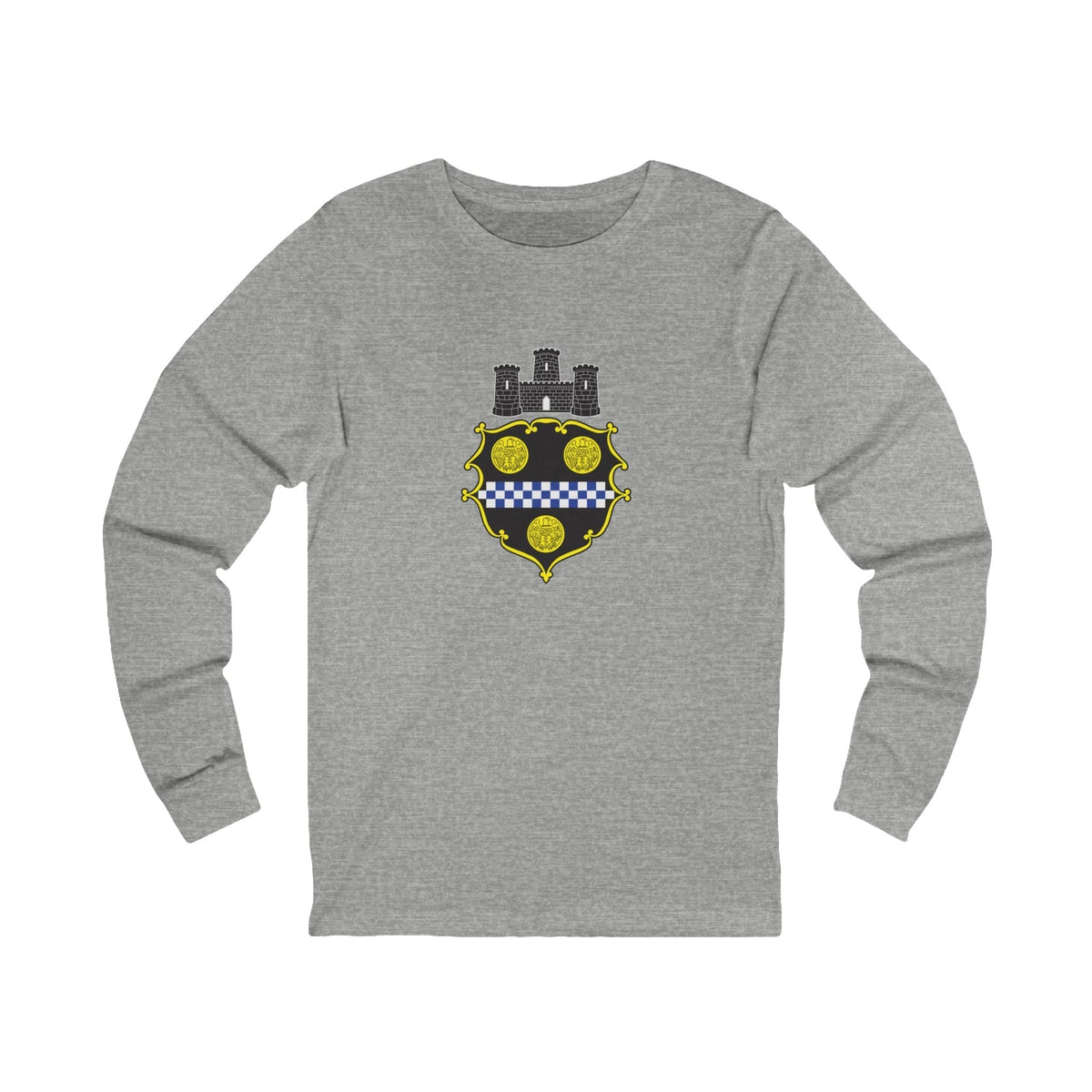 City of Pittsburgh Coat of Arms Long Sleeve Tee Shirt