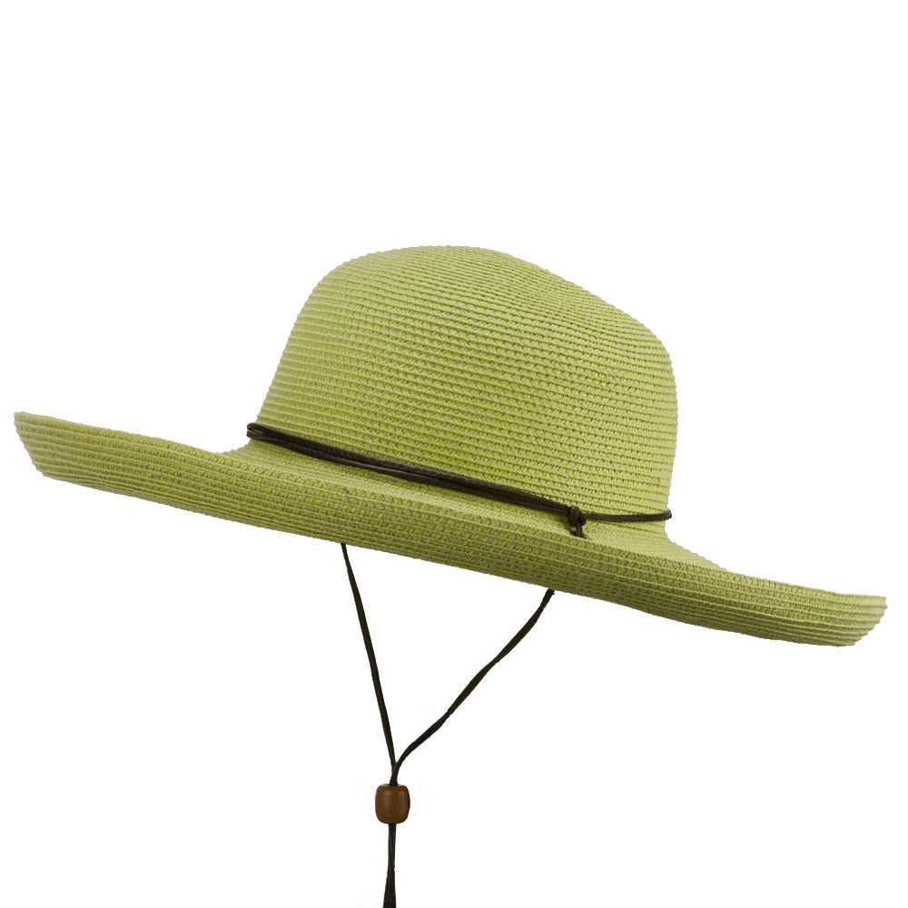 UPF 50+ Cotton Paper Braid Kettle Brim Hat