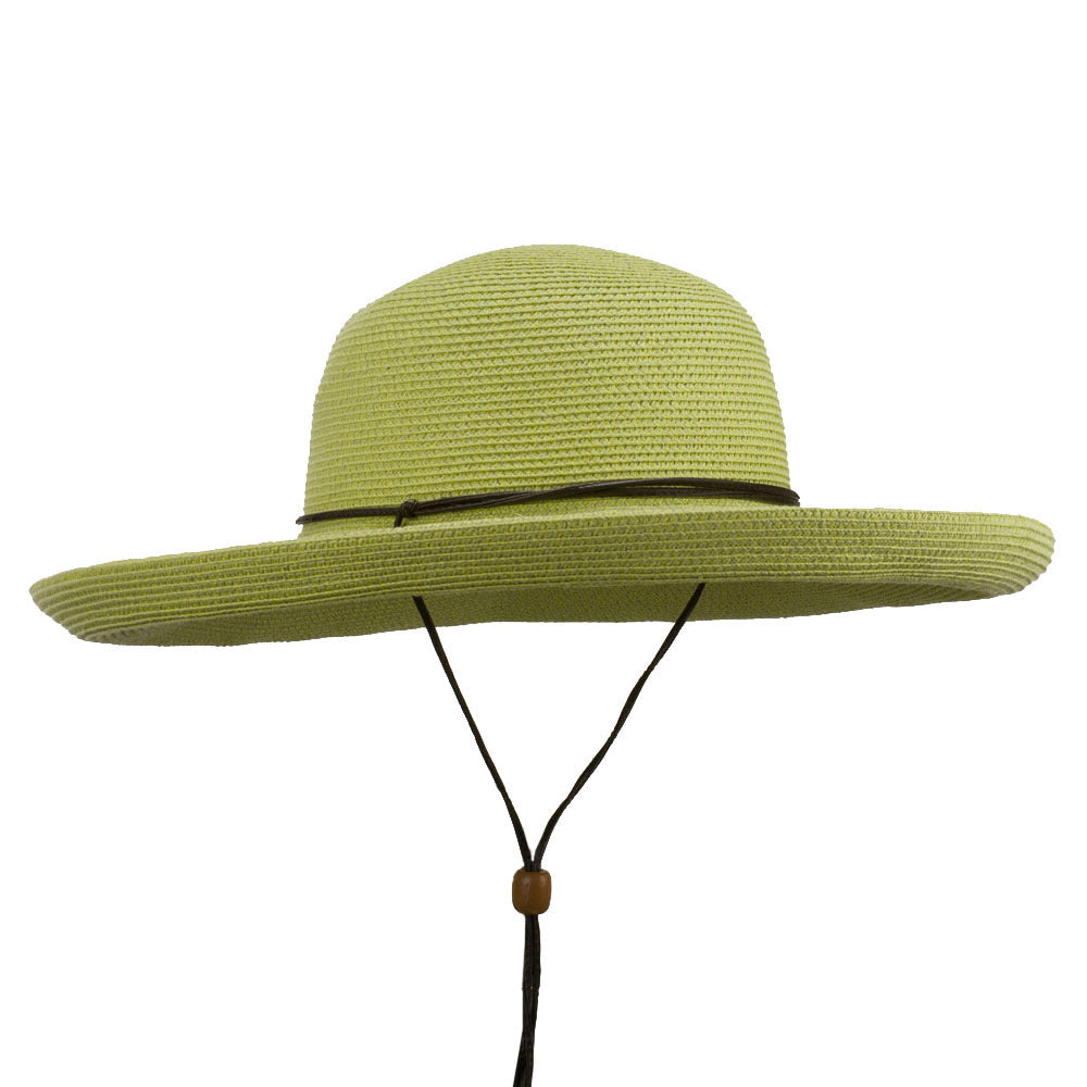 UPF 50+ Cotton Paper Braid Kettle Brim Hat