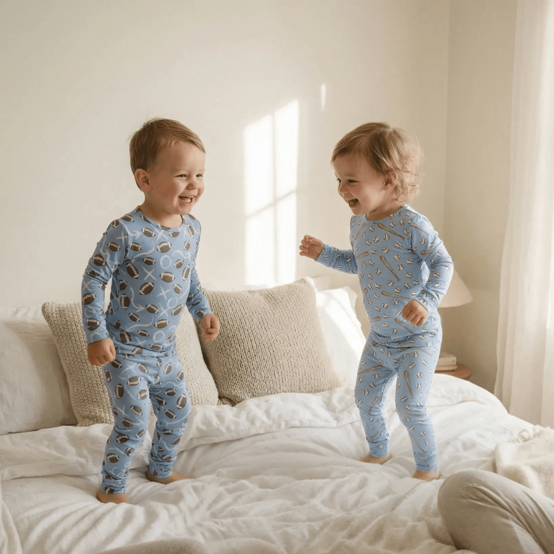 Classic Baseball 2-Piece Pajama Set