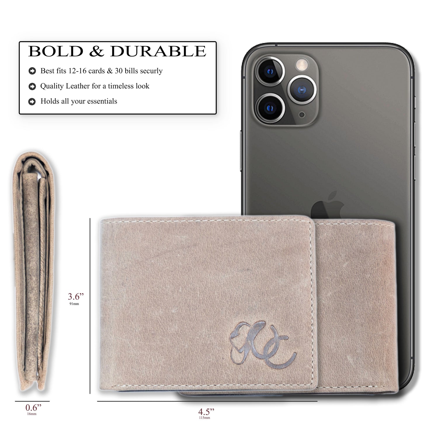 Leather Bifold Wallet