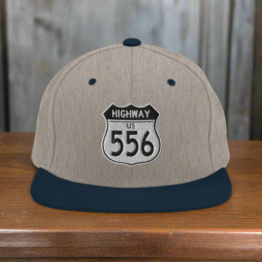 Highway 556 Premium Classic High-Profile Snapback Hat