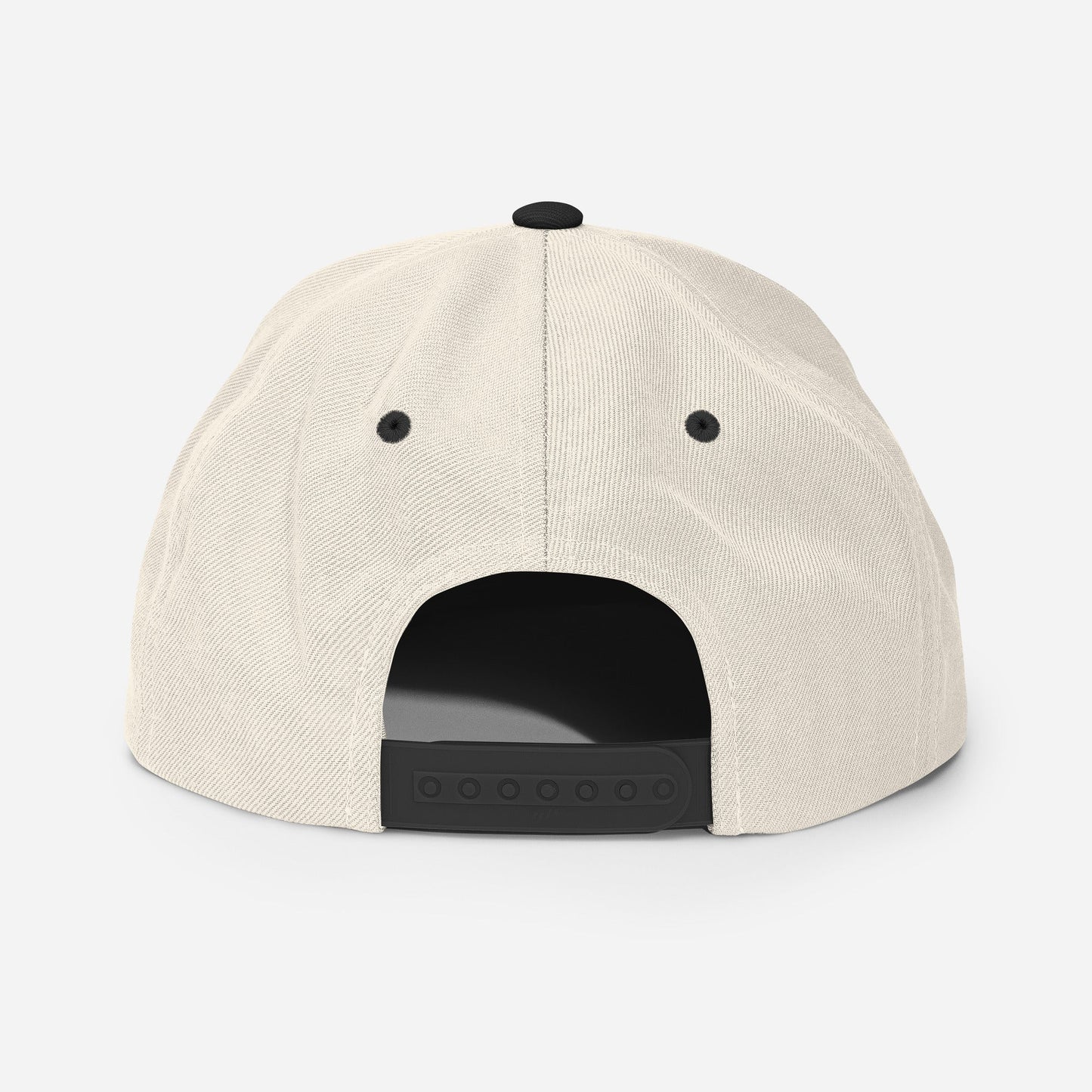 Fly Frames Snapback Hat - Creme/Black