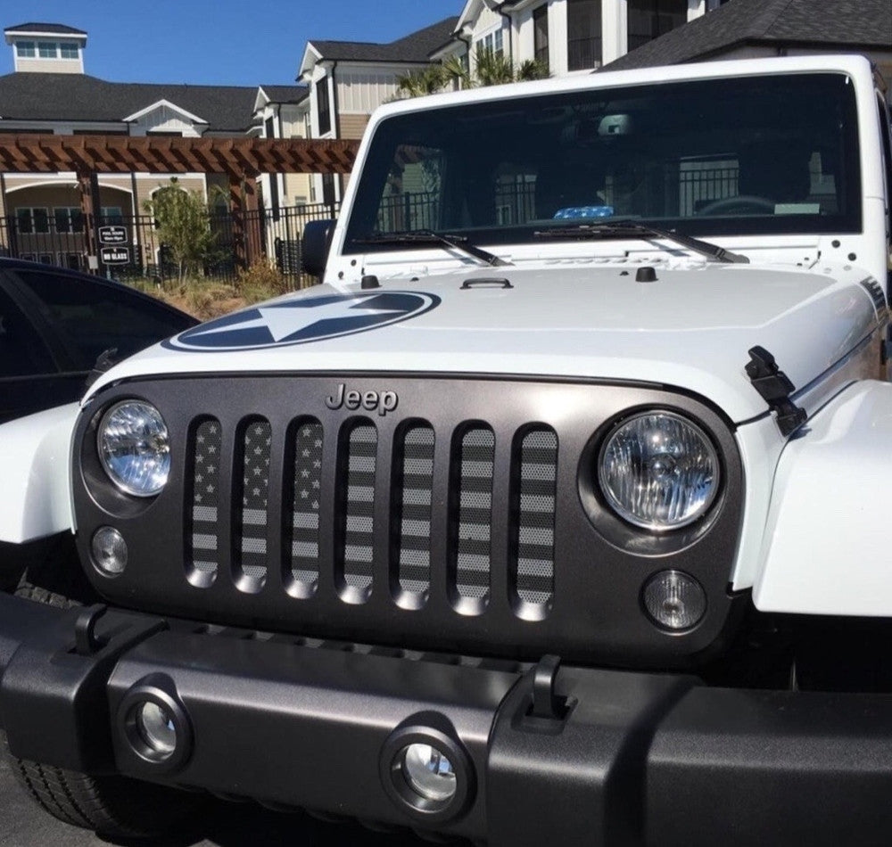 Black Out Collection American Flag Grille Inserts