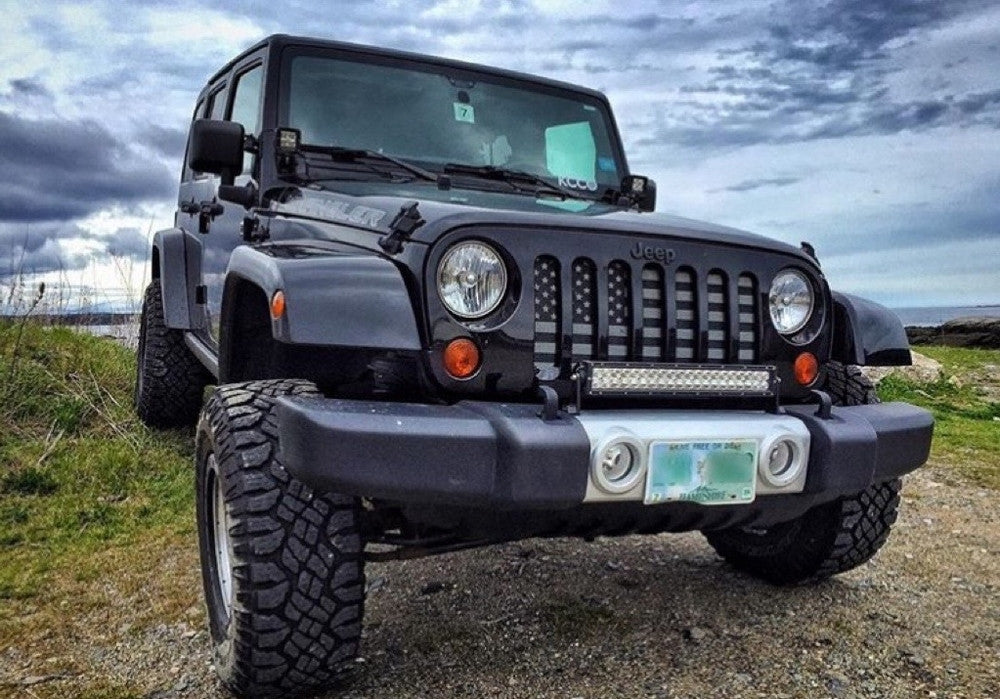 Black Out Collection American Flag Grille Inserts