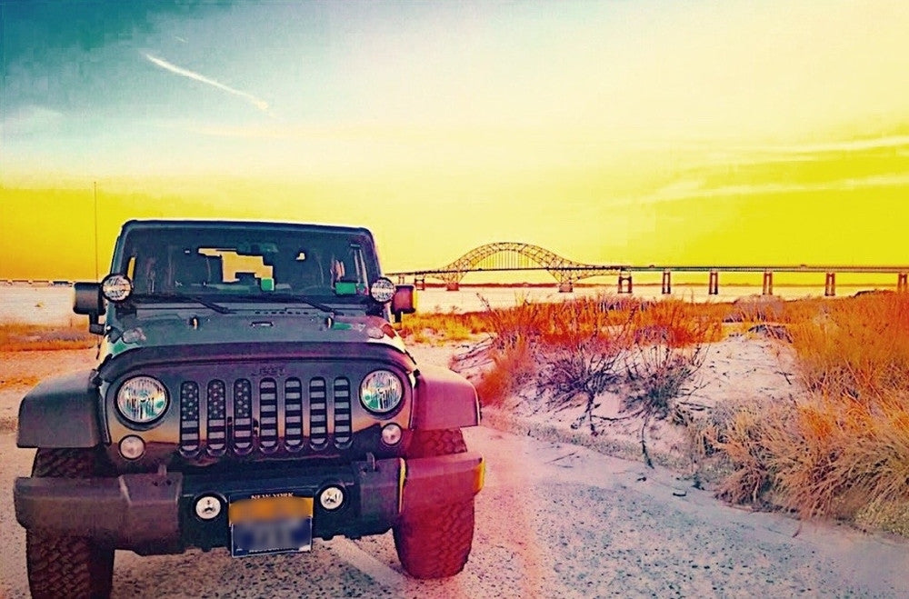 Black Out Collection American Flag Grille Inserts