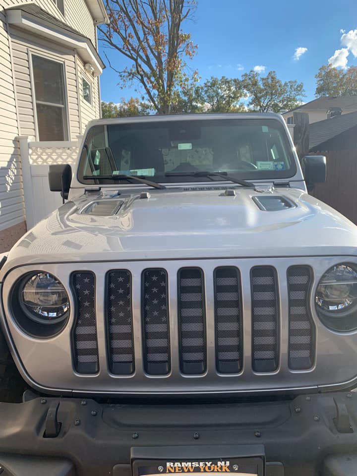 Black Out Collection American Flag Grille Inserts
