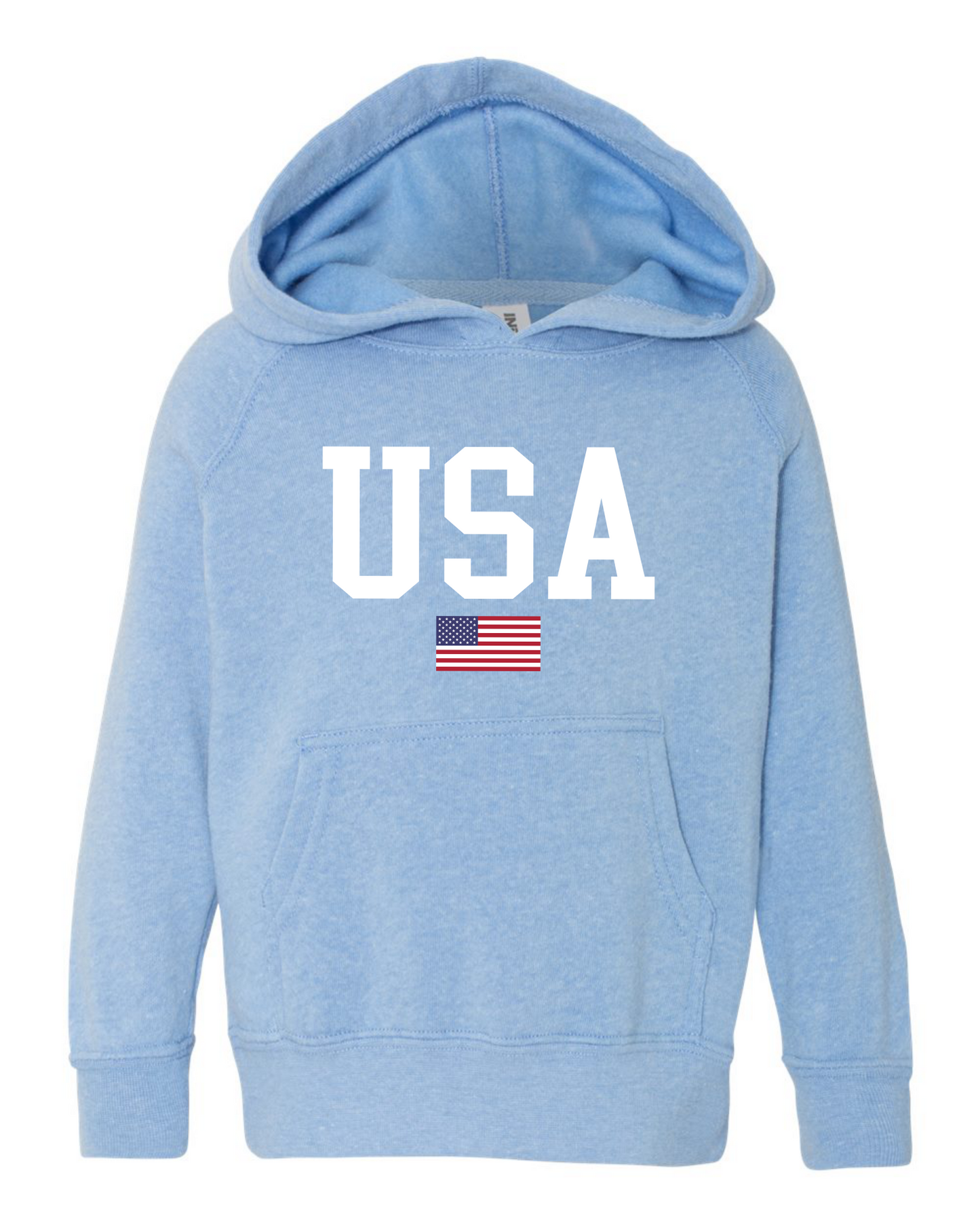 Classic USA Flag Toddler/Youth Hoodie Sweatshirt