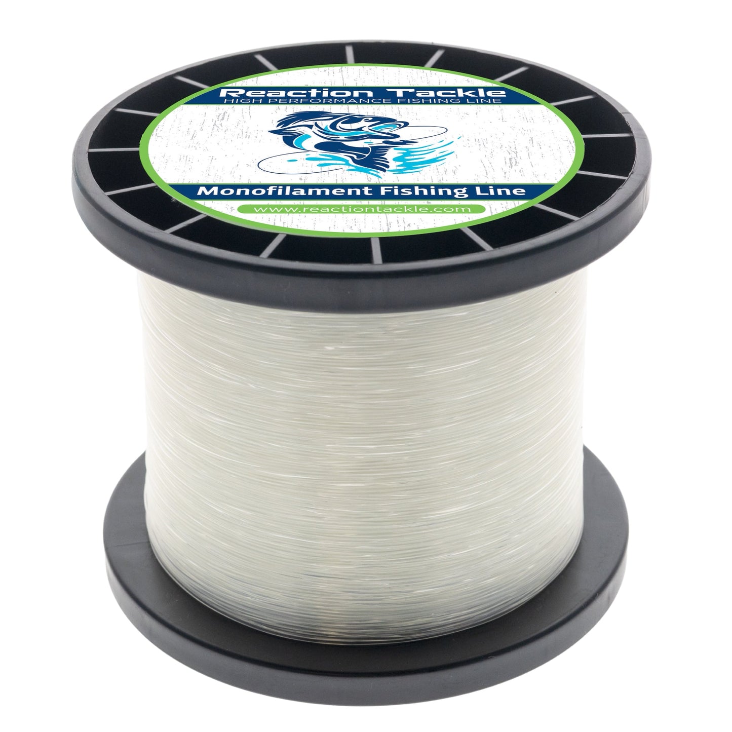 Reaction Tackle Nylon Monofilament Fishing Line - 1 Pound Jumbo Spools