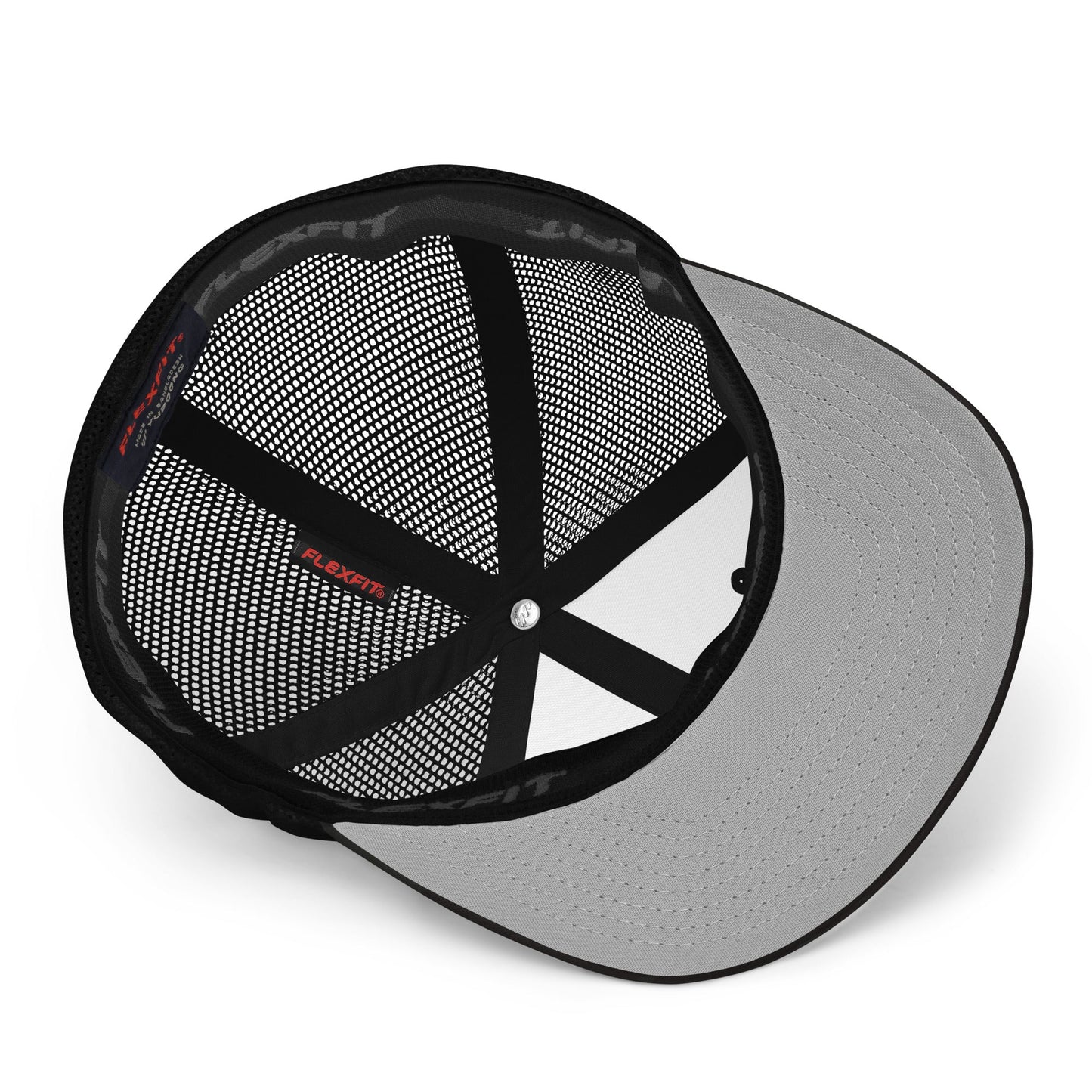Thin Red Line USA Flag Mesh Back Trucker Hat