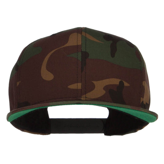 Camo Flexfit Flat Bill Cap