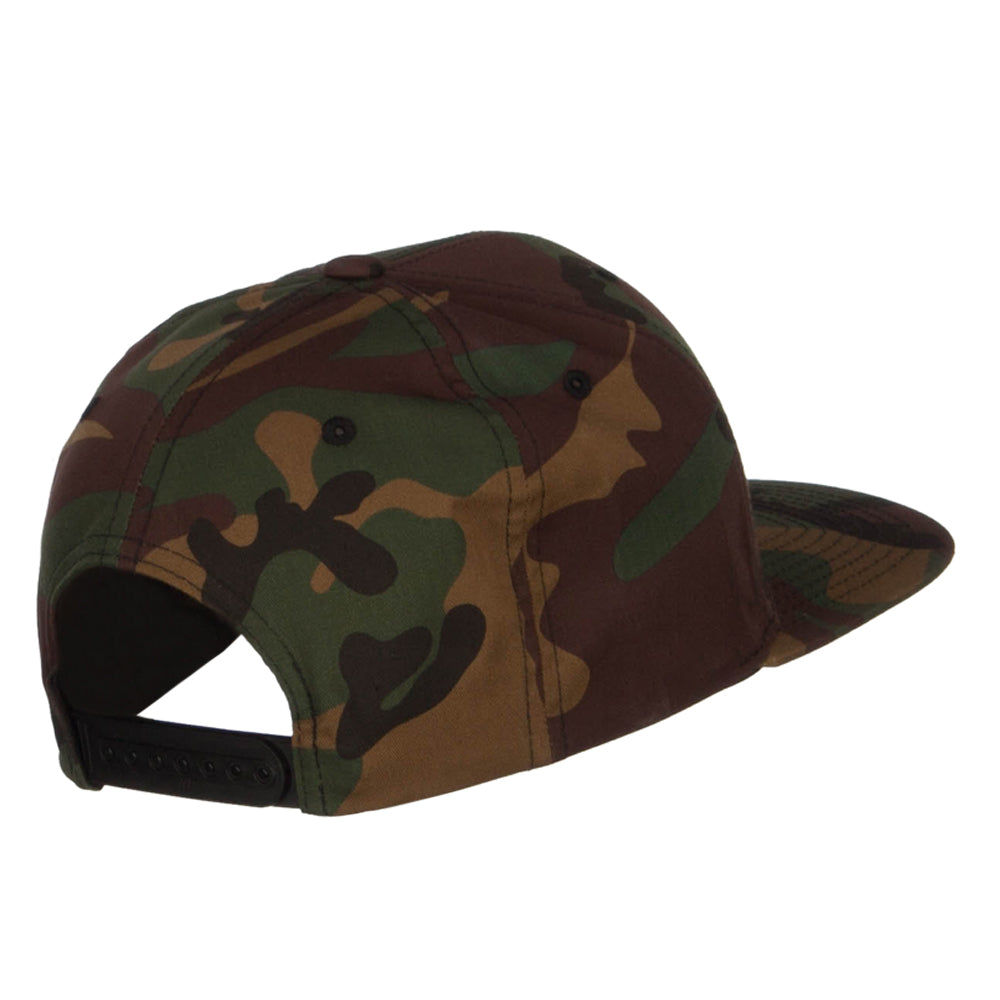 Camo Flexfit Flat Bill Cap