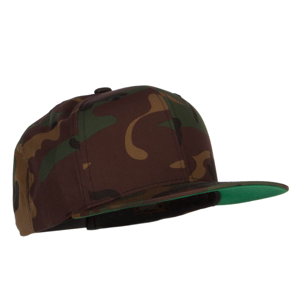 Camo Flexfit Flat Bill Cap