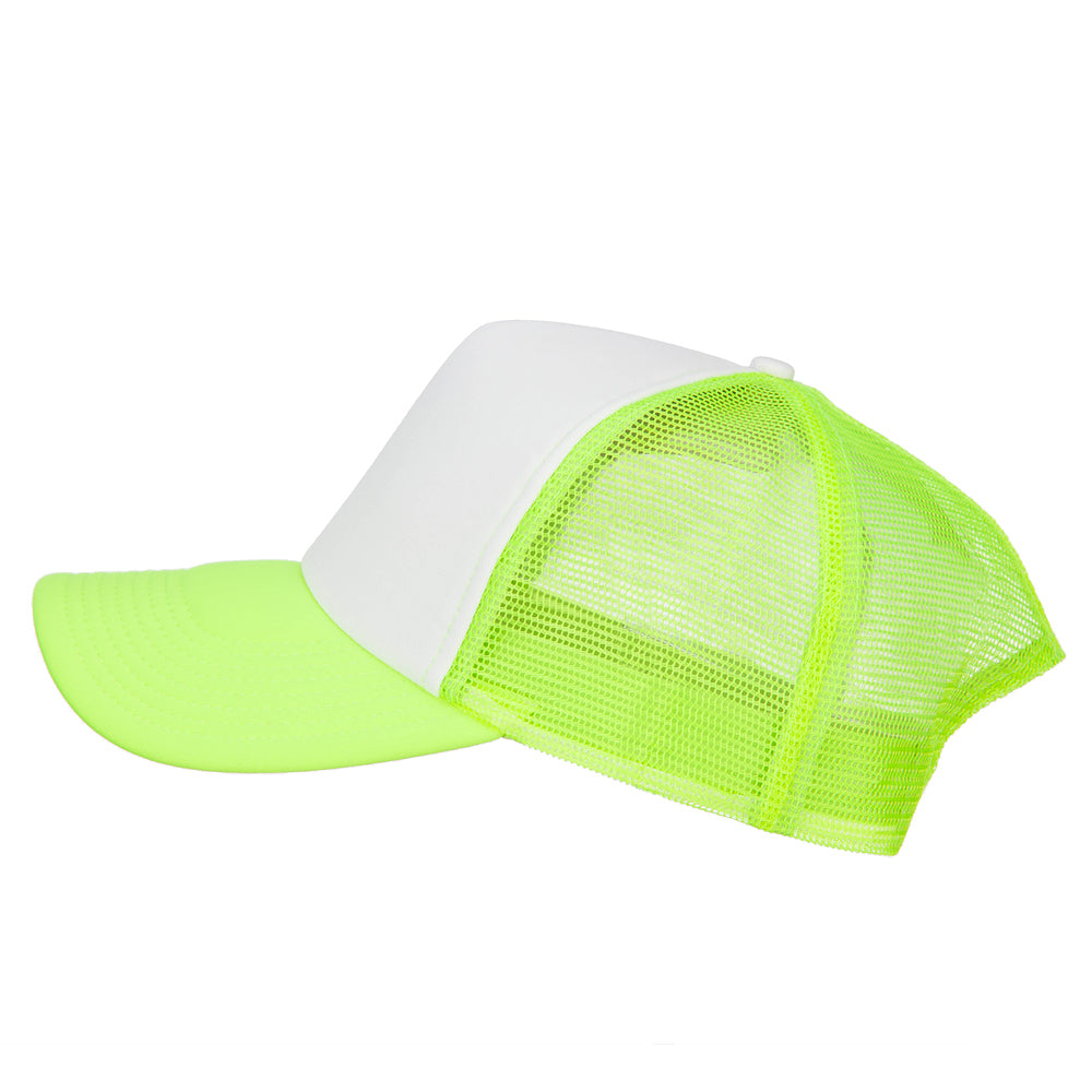 Cotton Trucker Big Size 5 Panel Mesh Cap