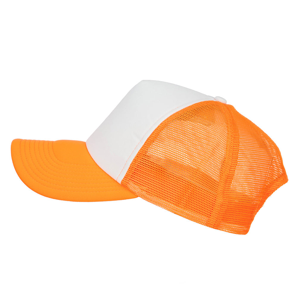 Cotton Trucker Big Size 5 Panel Mesh Cap