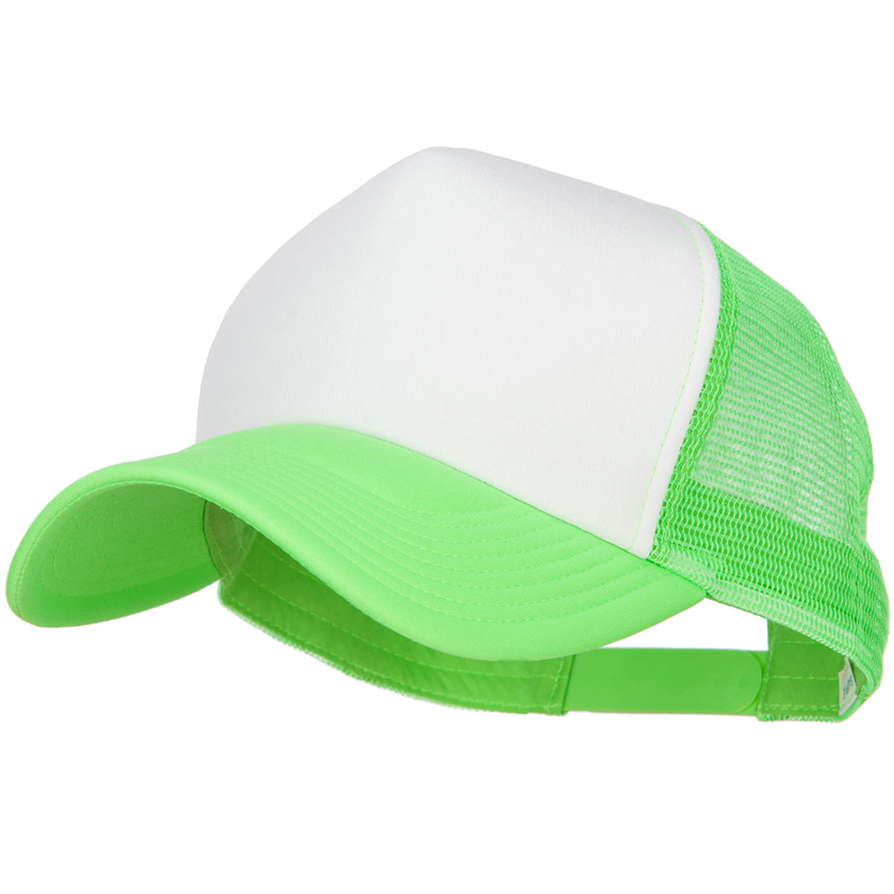 Cotton Trucker Big Size 5 Panel Mesh Cap