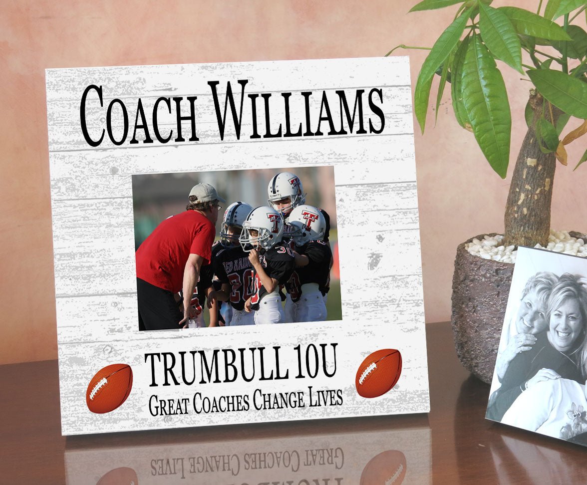 Coach Gift Plaque UPLOAD Your Photo - SELECT YOUR SPORT -