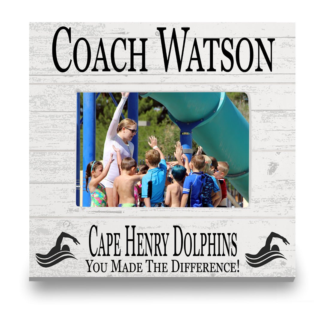 Coach Gift Plaque UPLOAD Your Photo - SELECT YOUR SPORT -