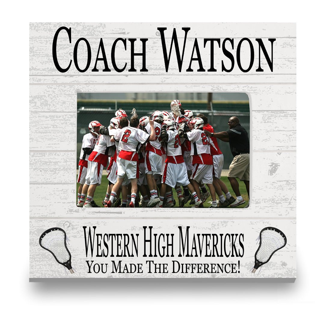 Coach Gift Plaque UPLOAD Your Photo - SELECT YOUR SPORT -