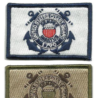 2"x3" US Coast Guard Tactical Patches