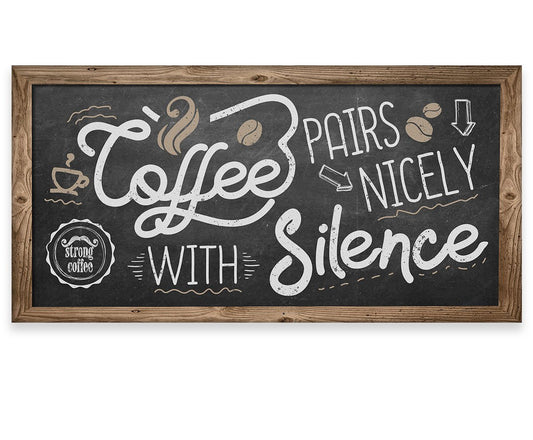 Coffee Pairs Nicely - Canvas
