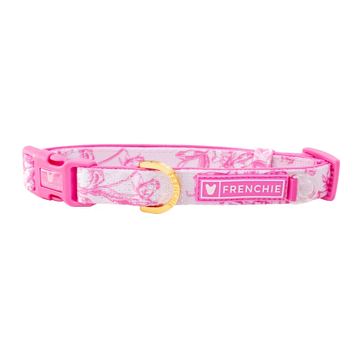 Frenchie Comfort Collar - Toile (Pink)