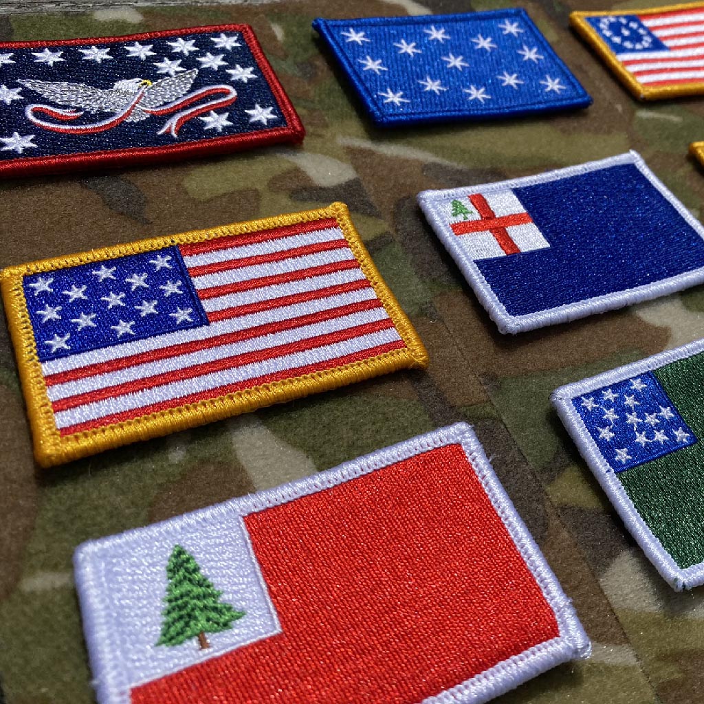 American Revolution - A New Nation Tactical Patches - 2" x 3"