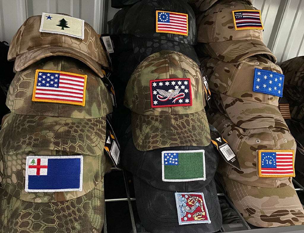 American Revolution - A New Nation Tactical Patches - 2" x 3"