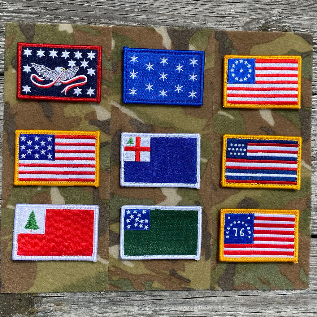 American Revolution - A New Nation Tactical Patches - 2" x 3"