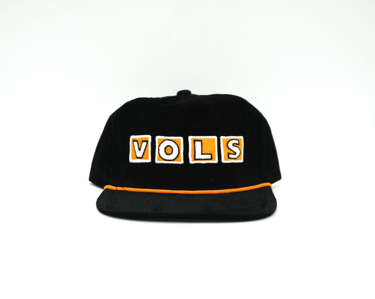 Corduroy Black VOLS Stadium Letters