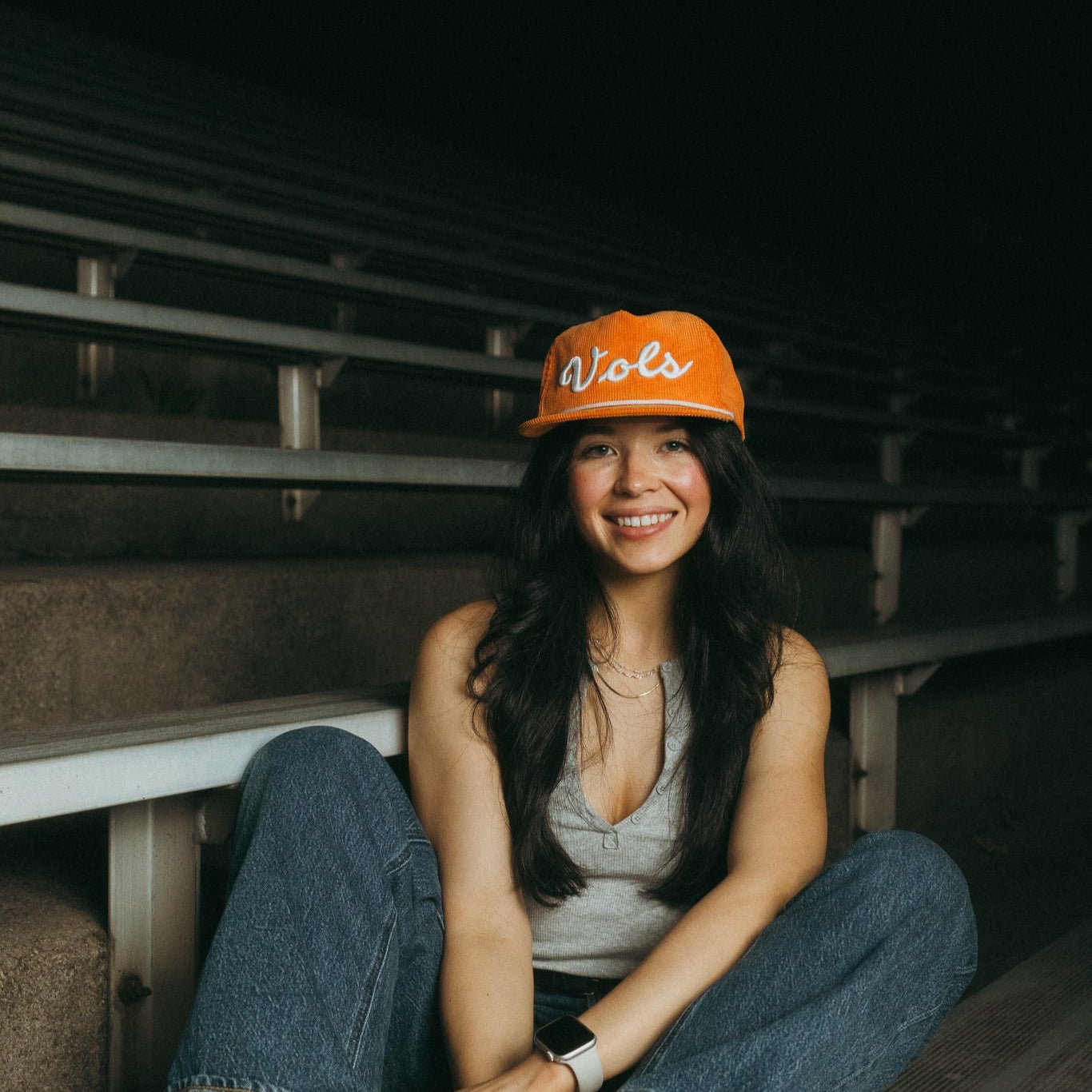 Corduroy Orange Vols Script