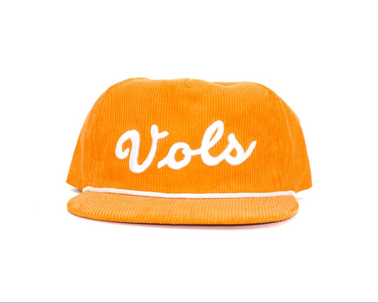 Corduroy Orange Vols Script