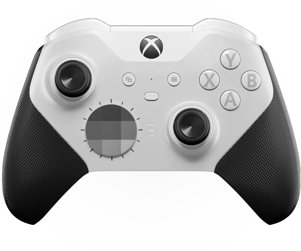 MODDEDZONE WHITE CORE XBOX ELITE SERIES 2 CUSTOM MODDED CONTROLLER