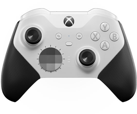 MODDEDZONE WHITE CORE XBOX ELITE SERIES 2 CUSTOM MODDED CONTROLLER