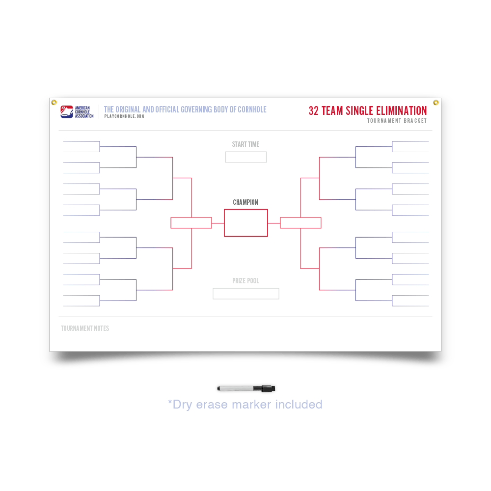 Cornhole Tournament Brackets