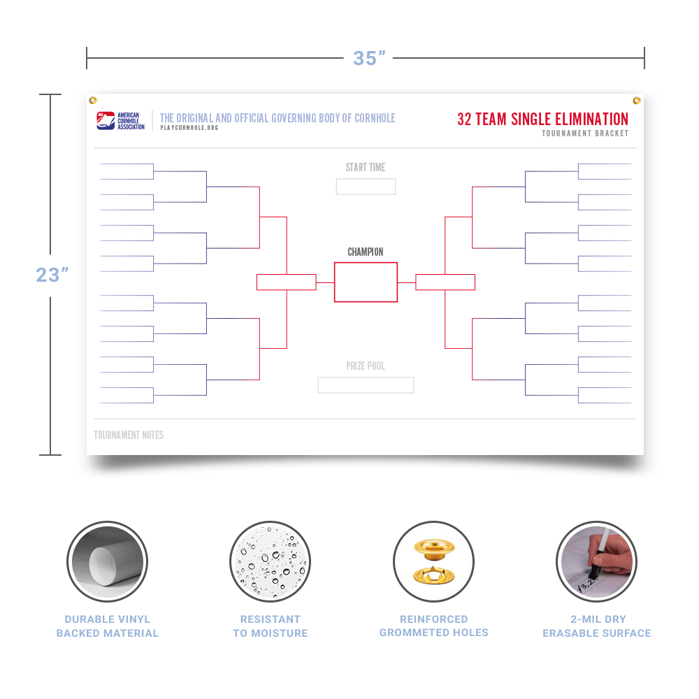Cornhole Tournament Brackets