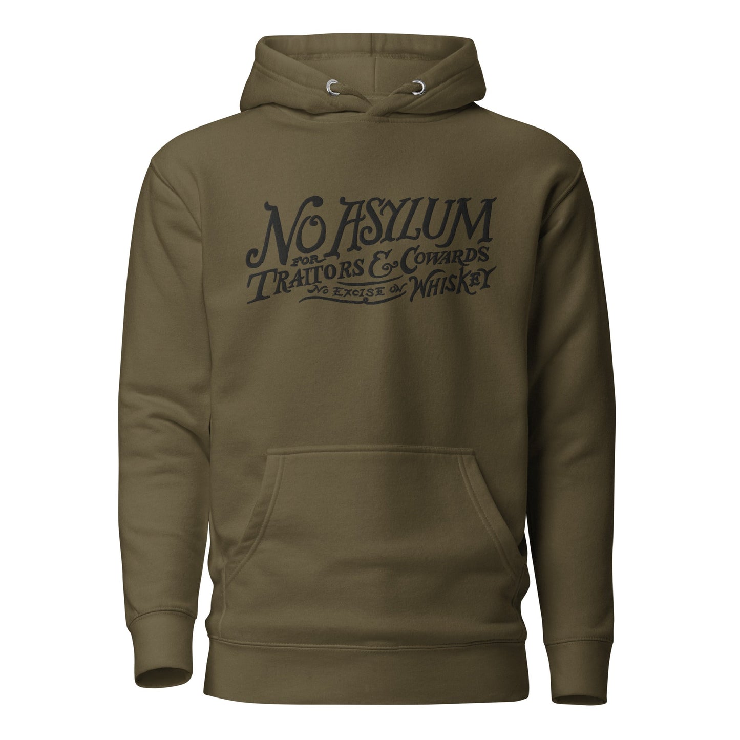 Whiskey Rebellion Embroidered Unisex Hoodie