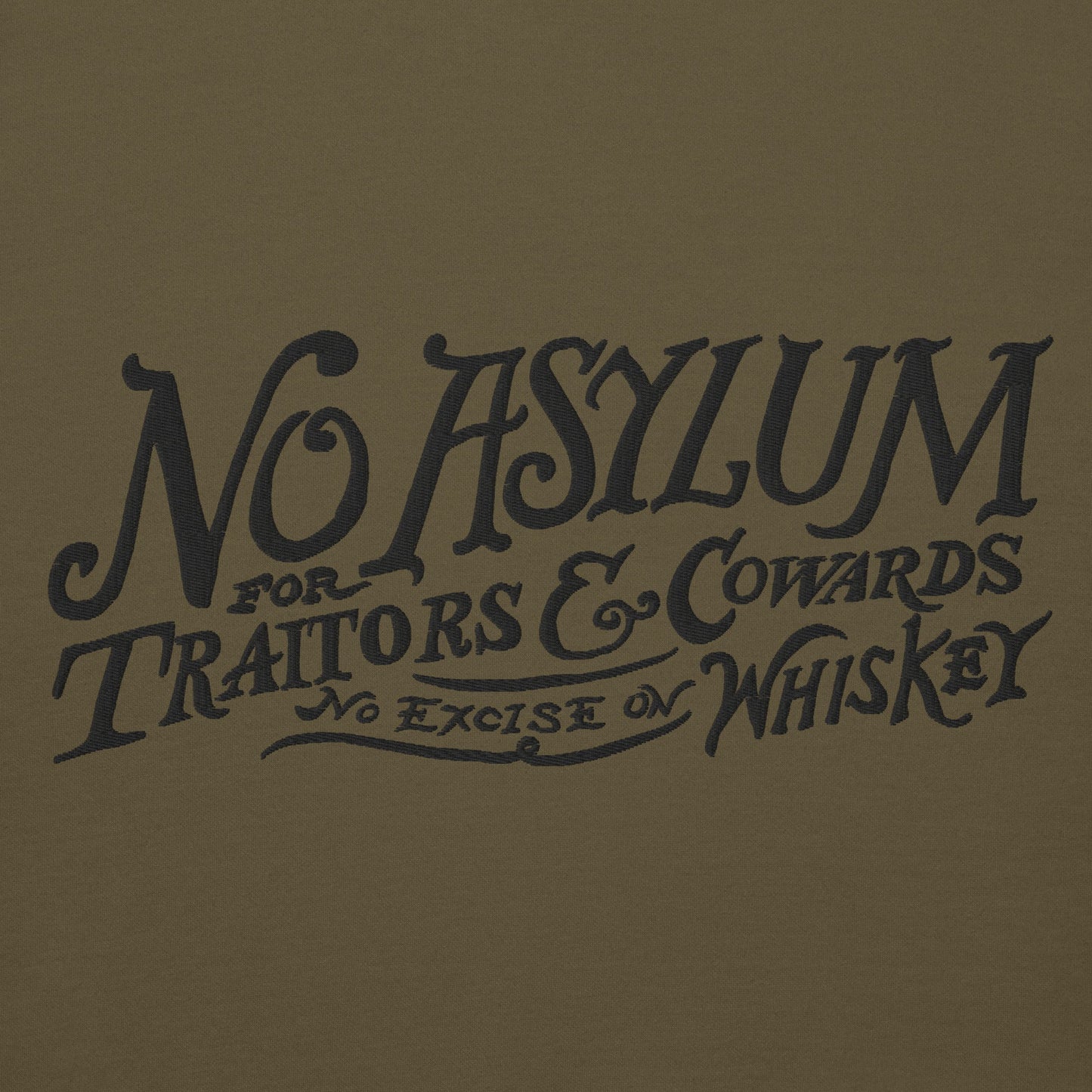 Whiskey Rebellion Embroidered Unisex Hoodie