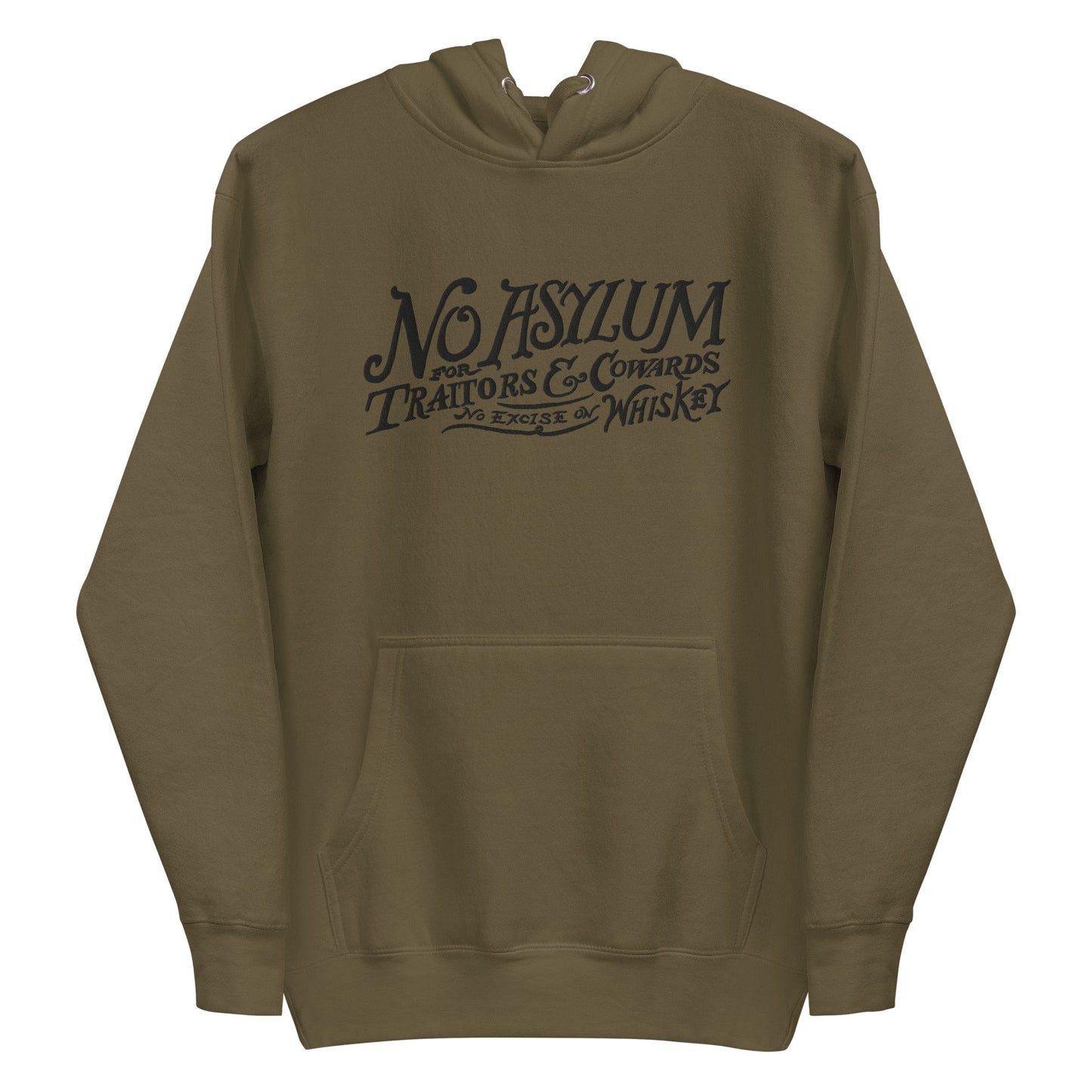 Whiskey Rebellion Embroidered Unisex Hoodie