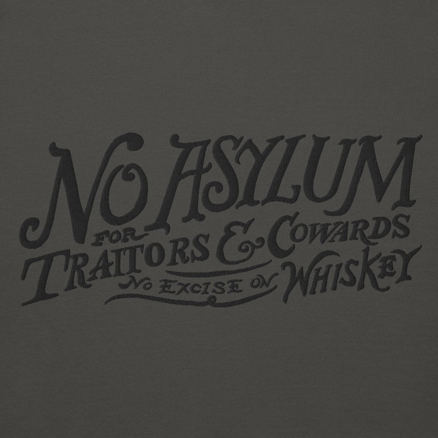 Whiskey Rebellion Embroidered Unisex Hoodie