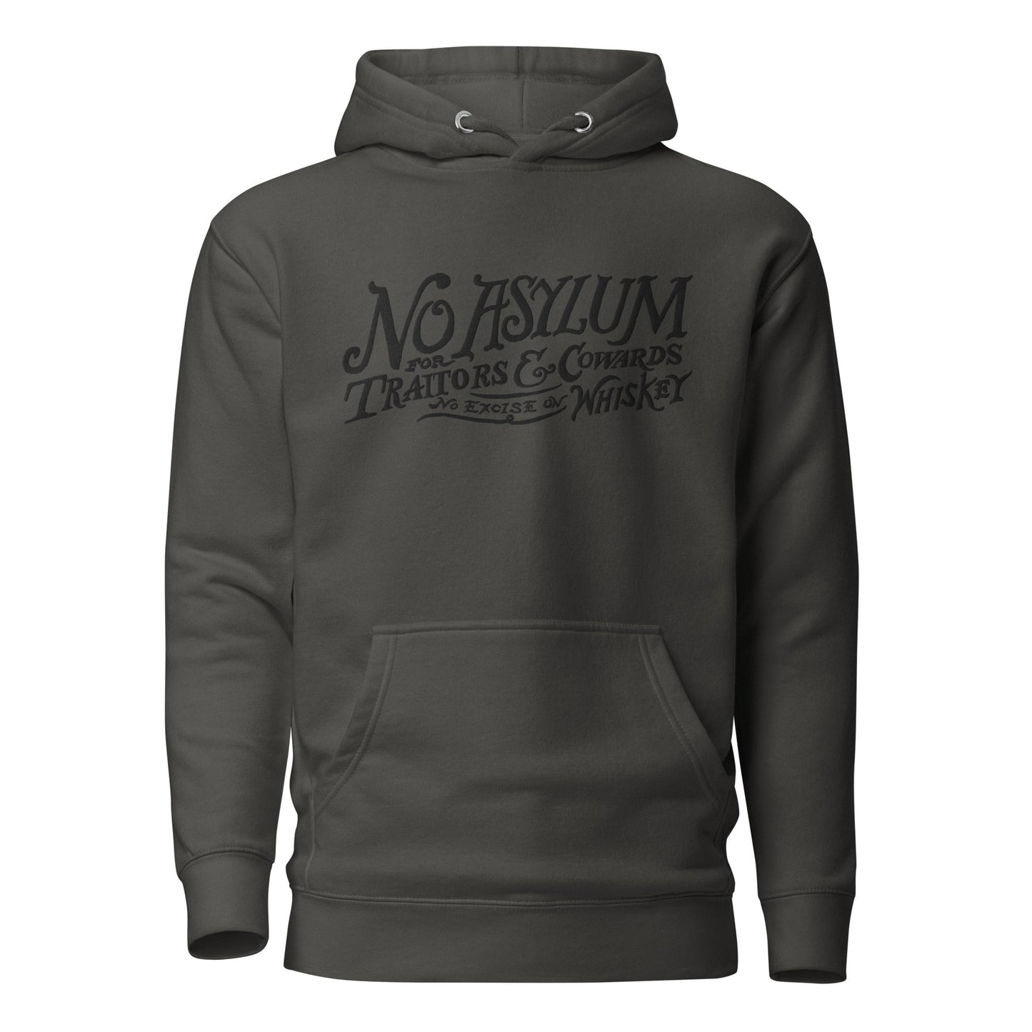 Whiskey Rebellion Embroidered Unisex Hoodie