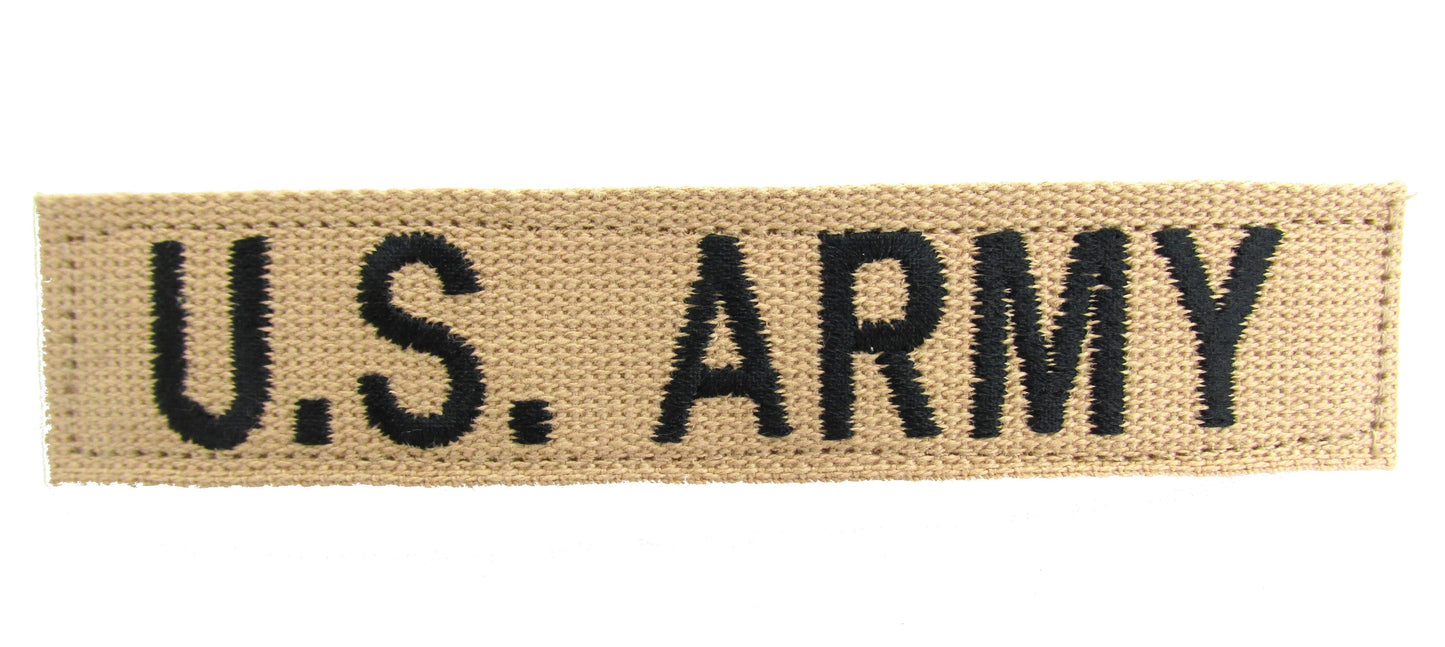 Cotton Webbing Desert Name Tape with Hook Fastener