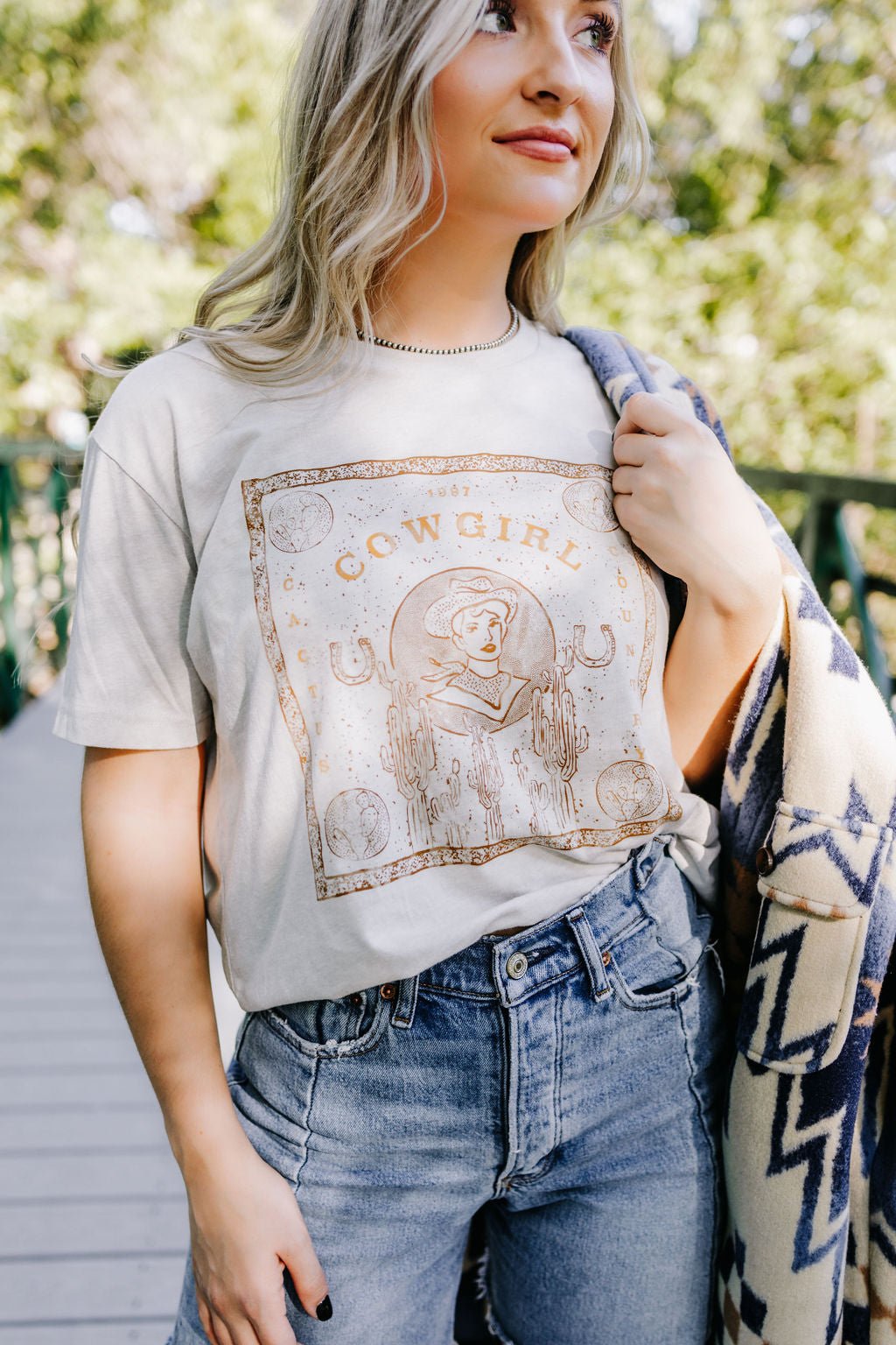 Cowgirl Bandana Graphic Tee