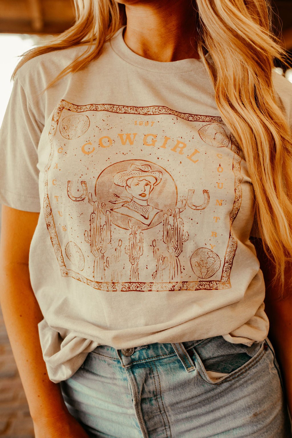 Cowgirl Bandana Graphic Tee